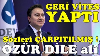 Ali Babacan savunma sanayi eleştirisinde geri adım attı