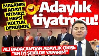 Altılı Masa'da adaylık tiyatrosu! Bu kez de Ali Babacan aday olmak istedi: En iyi şekilde yaparım