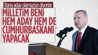 Cumhurbaşkanı Erdoğan'dan 6'lı masaya adaylık yanıtı