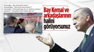 Cumhurbaşkanı Erdoğan'dan muhalefete metro tepkisi