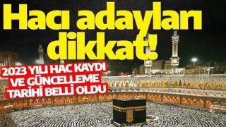 Diyanet duyurdu: 2023 yılı hac kaydı ve güncelleme işlemleri ne zaman başlayacak?