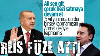 Erdoğan'dan Kılıçdaroğlu, Babacan ve Davutoğlu'na sert sözler! "Sen git çocuk bezi sat"