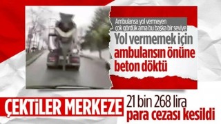 Fahrettin Koca: Ambulansa yol vermeyen sürücüye para cezası uygulandı