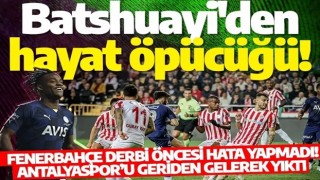 Fenerbahçe derbi öncesi hata yapmadı! Antalyaspor’u geriden gelerek yıktı