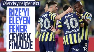 Fenerbahçe, Rizespor'u yenerek kupada çeyrek finale yükseldi