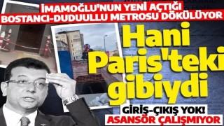 İmamoğlu'nun yeni açtığı metro hattından skandal görüntüler: Sıvası bile tamamlanmamış