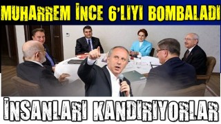 Muharrem İnce'den altılı masaya "7 Kocalı Hürmüz" benzetmesi: "İnsanları kandırıyorlar" .