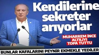 Muharrem İnce'den altılı masaya sert sözler: Bunlar kafalarını peynir ekmekle yediler