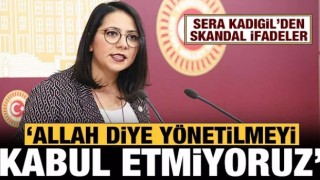 Sera Kadıgil yine İslam'a nefret kustu: Allah diye yönetilmeyi kabul etmiyoruz