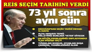 Son Dakika: Cumhurbaşkanı Erdoğan seçim tarihini açıkladı!