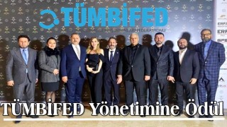 TÜMBİFED Yönetimine Ödül