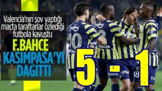 Valencia şov yaptı! Fenerbahçe zirveye göz kırptı