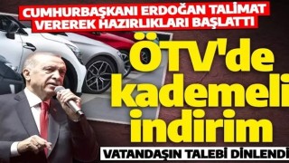 Vatandaşın talebi dinlendi! Otomobilde indirim: Cumhurbaşkanı Erdoğan talimat verdi, hazırlıklar başlandı