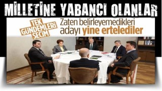 6'lı masadan aday açıklaması: Seçim tarihi netleşirse aday açıklanır