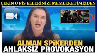 Alman spikerden çirkin provokasyon