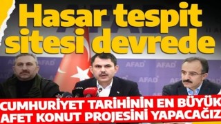 Bakan Kurum: Cumhuriyet tarihinin en büyük afet konut seferberliğini başlatacağız