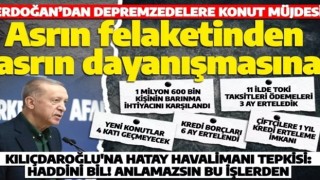 Cumhurbaşkanı Erdoğan, Kılıçdaroğlu'nun Hatay Havalimanı iddiasına yanıt verdi