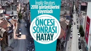 Depremin etkilediği Hatay'ın son hali yürek burktu