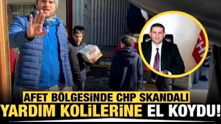 Depremzedelere giden yardım kolileri CHP’li İlçe başkanının babasının evinden çıktı