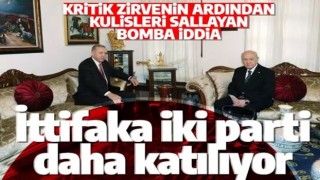 Erdoğan-Bahçeli zirvesinin ardından bomba iddia: Cumhur İttifakı'na iki parti daha katılıyor