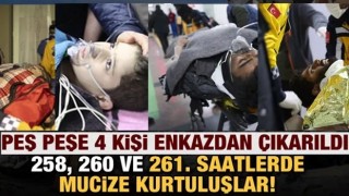 Hatay'da 261. saatte iki mucize kurtuluş daha geldi!