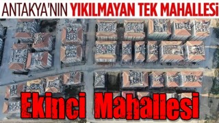 Hatay'da hiçbir evin yıkılmadığı mahalle