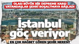 İstanbul'da deprem tehlikesi göç dalgası başlattı! Peki vatandaşlar en çok hangi şehre taşınıyor?