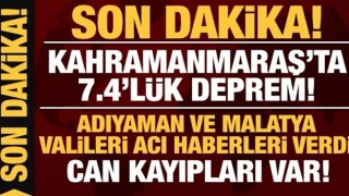 Son dakika: Kahramanmaraş, Diyarbakır Kayseri, Malatya, Ankara, Gaziantep'te deprem!