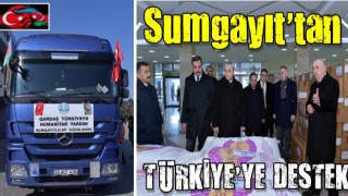 Sumgayıt'tan Türkiye'ye destek