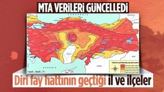 Türkiye'de deprem riski: MTA diri fay hattı haritasını açıkladı