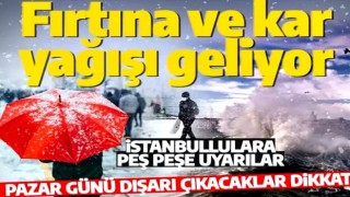 Uzman isim tarih verdi! İstanbul için kar yağışı uyarısı: Evinizden çıkmayın