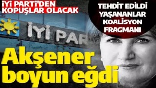 Altılı Masa için çarpıcı sözler: Akşener buna boyun eğdi İYİ Parti'den kopuşlar olacak