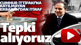 Cumhur İttifakı'na katılmayan Fatih Erbakan'dan itiraf: Tepki görüyoruz