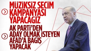 Cumhurbaşkanı Erdoğan AK Parti'ye adaylık başvurusunun şartını açıkladı