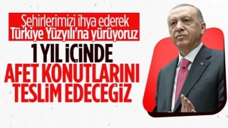 Cumhurbaşkanı Erdoğan Kahramanmaraş'ta temel atma töreninde