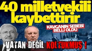 Kılıçdaroğlu - Muharrem İnce savaşının sebebi ortaya çıktı! 40 milletvekili gidiyor