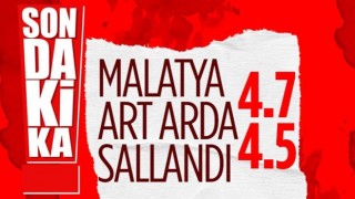 Malatya'nın Pütürge ilçesinde art arda 4.7 ve 4.5 büyüklüğünde depremler