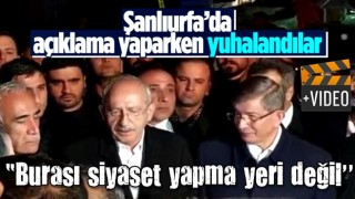 Millet İttifakı liderleri, Şanlıurfa'da yuhalandı