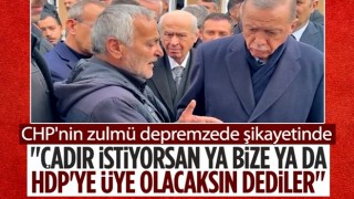 Muhalefetin depremzedeye konteyner oyunu: Konteyner için CHP'ye ya da HDP'ye üye olmamı istediler