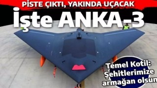 Türkiye'yi heyecanlandıran fotoğrafı Temel Kotil paylaştı: İşte hayalet uçak ANKA-3...