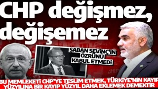 Zekeriya Yapıcıoğlu: CHP değişmez, değişemez!