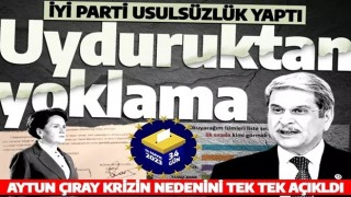 Adaylıktan çekilen Aytun Çıray'dan Akşener'e eleştiri: Temayül yoklaması uyduruktu!