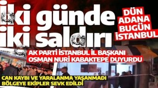 AK Parti'nin Bahçelievler'deki seçim irtibat bürosuna saldırı girişimi