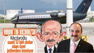 Bakan Mustafa Varank, Kemal Kılıçdaroğlu'nun özel uçağını paylaştı