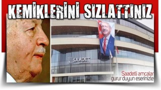 BUNU DA GÖRDÜK ! Saadet Partisi binasına Kemal Kılıçdaroğlu posteri asıldı