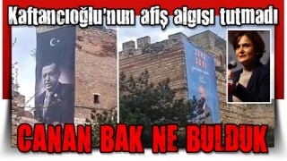 Canan Kaftancıoğlu'nun afiş algısı tutmadı