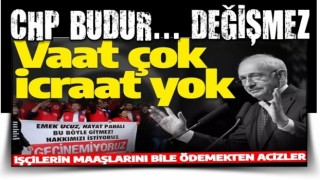 CHP'de vaat var icraat yok! Belediye çalışanına taksitle maaş