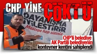 CHP'li Maltepe Belediyesi, deprem bölgesinde Sancaktepe Belediyesi'nin hizmetine çöktü