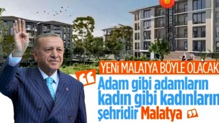 Cumhurbaşkanı Erdoğan, Malatya'da temel atma ve anahtar teslim töreninde