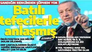 Cumhurbaşkanı Erdoğan'dan Kılıçdaroğlu'na: Demek ki tefecilerle görüştü anlaştı